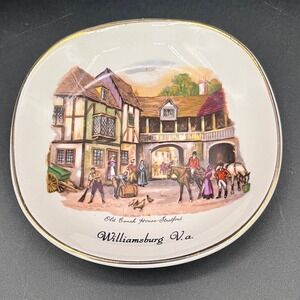Weatherby Royal Falcon Ware Plate‎ Trinket Dish Old Coach House Williamsburg VA